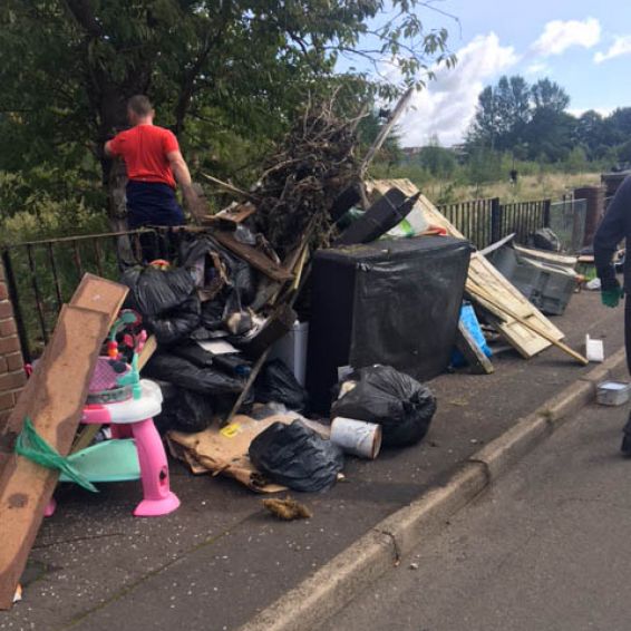 Ruchazie street clean up