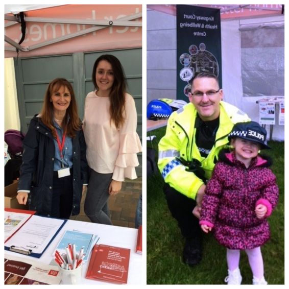 tenants and staff at Kingsway Gala and Harvest Festival