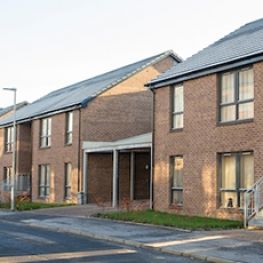 New-build homes at Kingsway