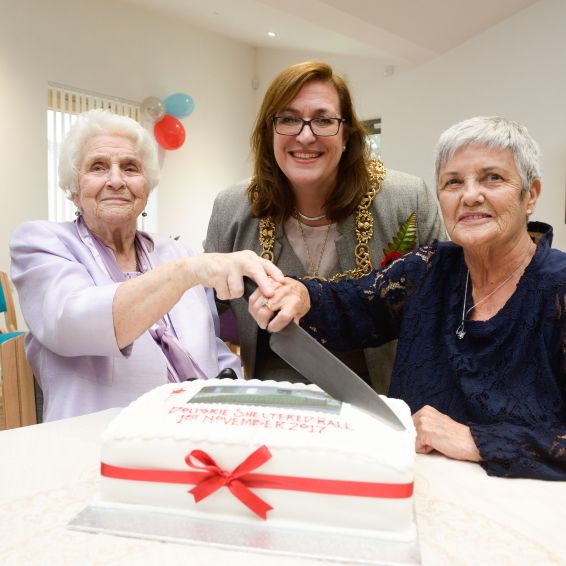 The Lord Provost opened a new community hall