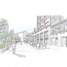 Artist impression - community hub
