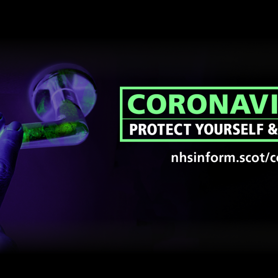 Coronavirus door handle image