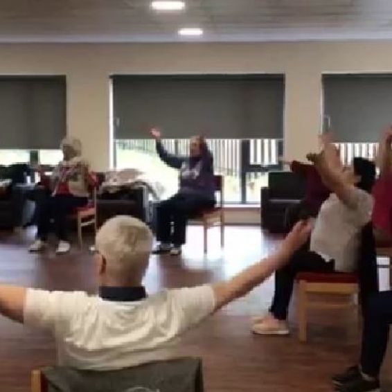 Knightswood exercise class for over 55s