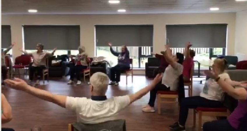Knightswood exercise class for over 55s