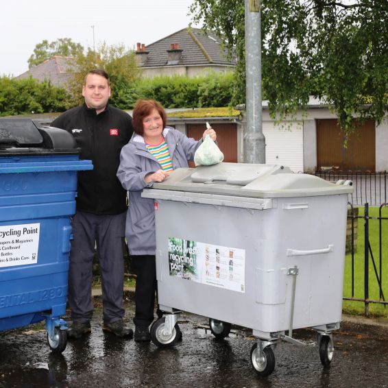 GHA is encouraging tenants to recycle