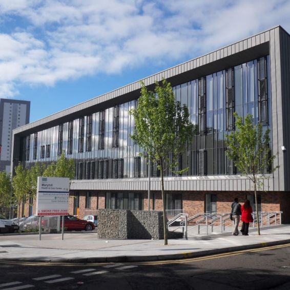 The newly-completed Maryhill health and care centre 