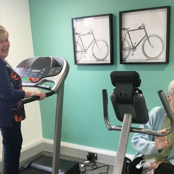 tenants at 415 Nitshill Road enjoy the new gym