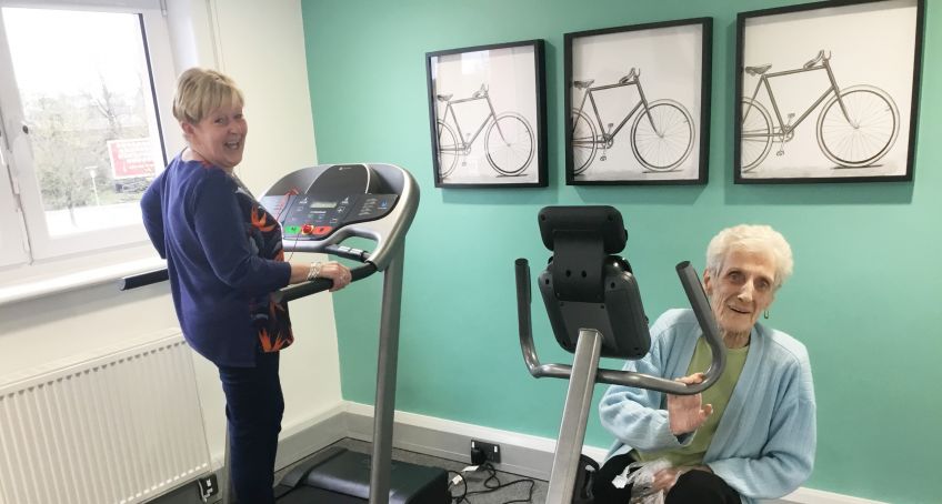 tenants at 415 Nitshill Road enjoy the new gym