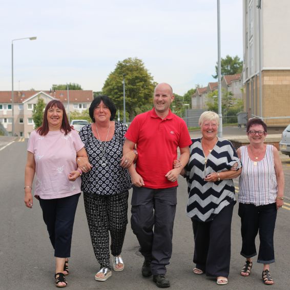 Castlemilk tenants have been working with KSB to improve communities