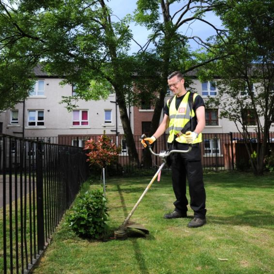 NETs staff working in community