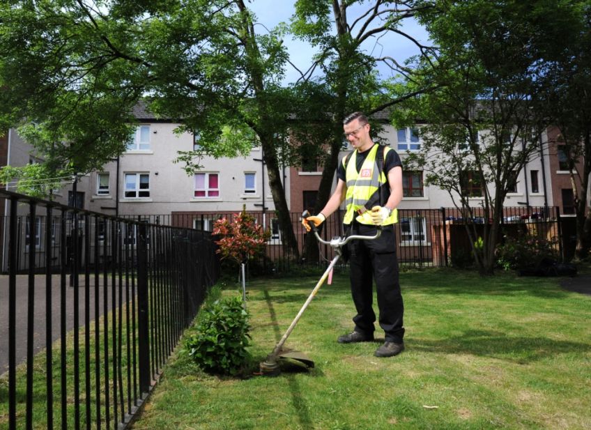 NETs staff working in community