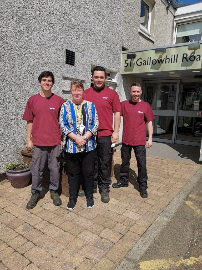 Gallowhill Livingwell garden team