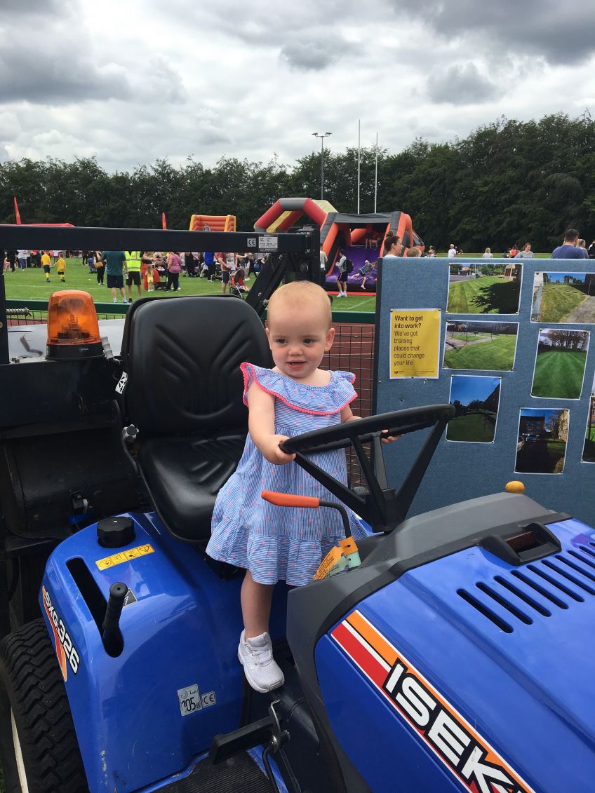 tenants and their families enjoyed GHA fun day at Nethercraigs