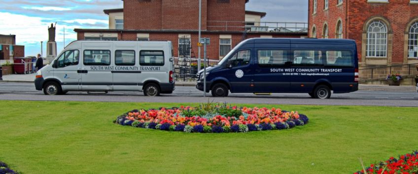 South West Community Transport minibus