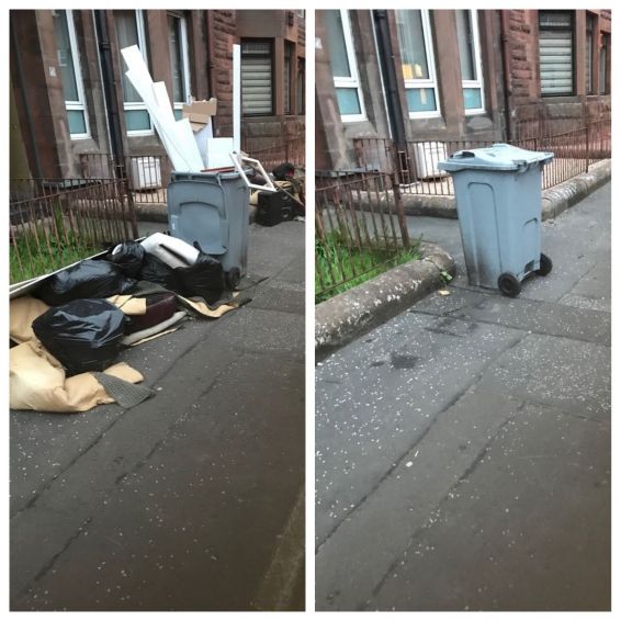 Before and after at MacDougall Street